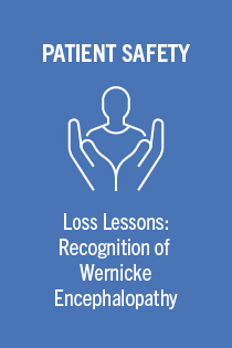 TDE 221208.0 Loss Lessons: Recognition of Wernicke Encephalopathy Banner